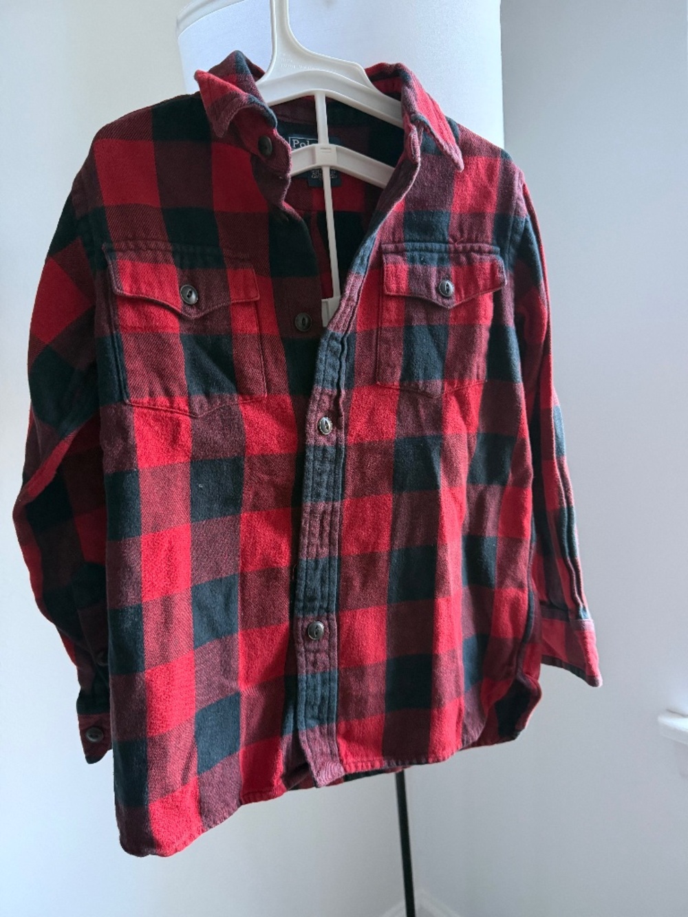 Ralph Lauren plaid button-down shirt